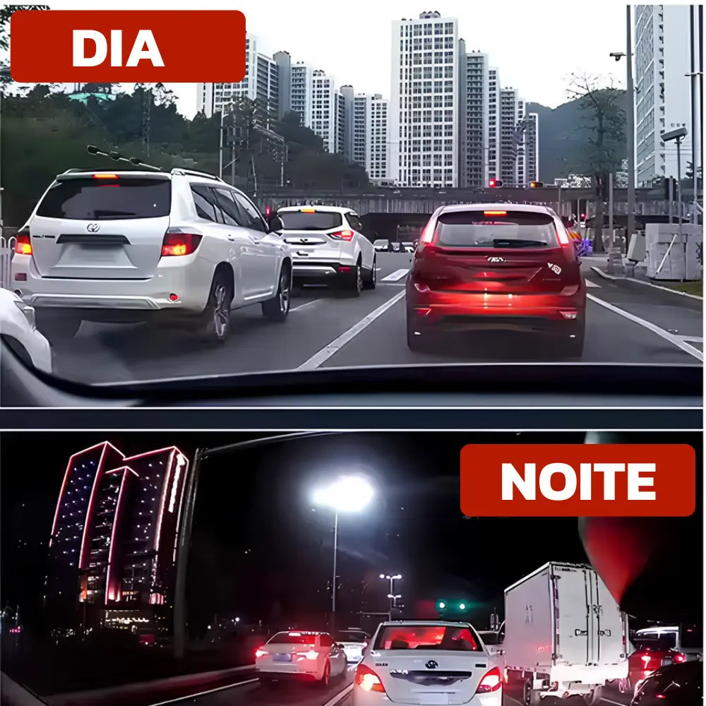 Câmera de Segurança Automotiva Wi-Fi 2K 1440P HD com Visão Noturna + Cartão de Memória 32GB