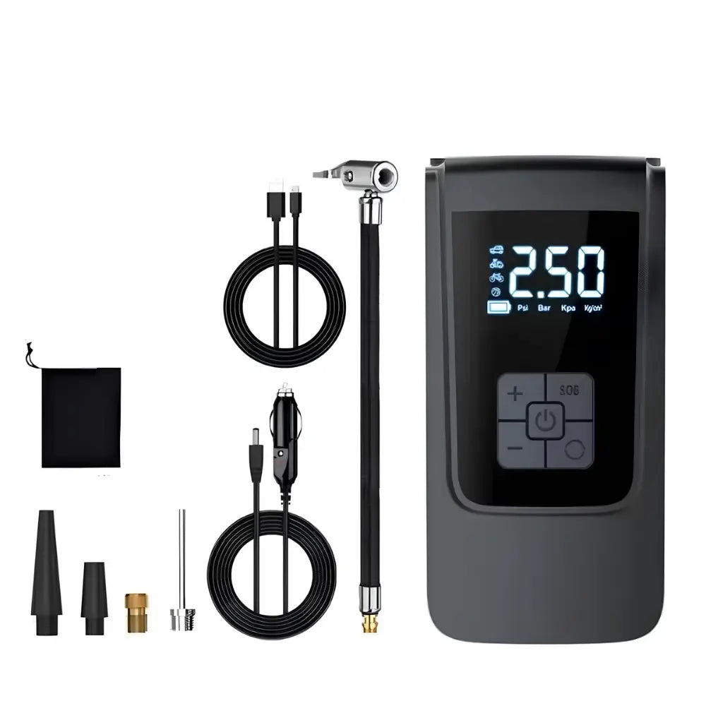 Compressor de Ar Portátil Elétrico para Pneus