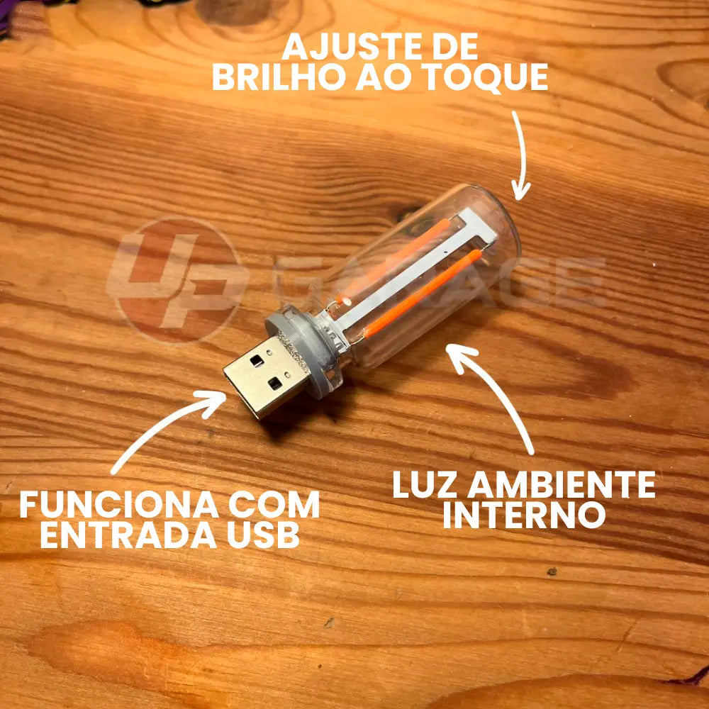 Luzes Internas LED Retrô Anos 90
