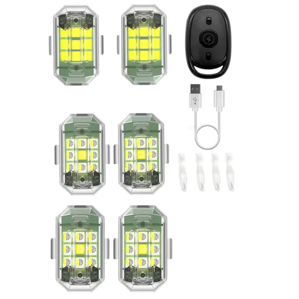 Luzes LED com Controle Remoto Sem Fio