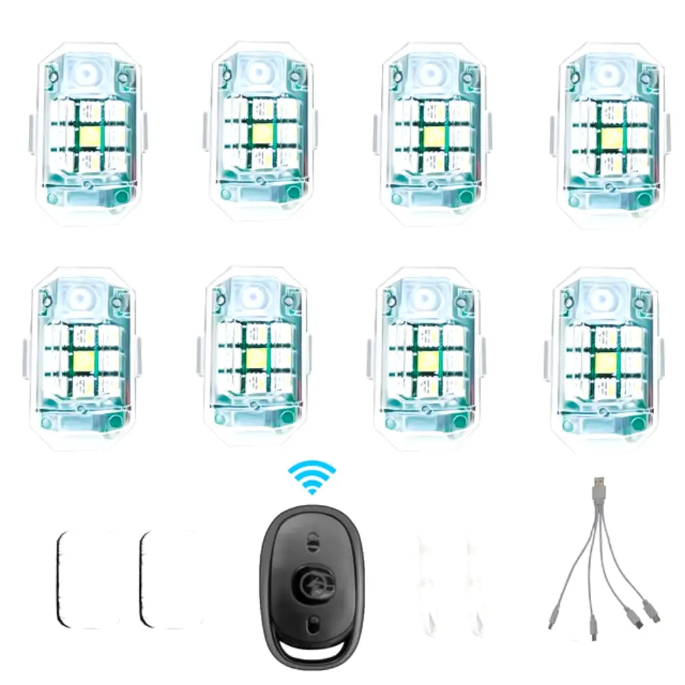 Luzes LED com Controle Remoto Sem Fio