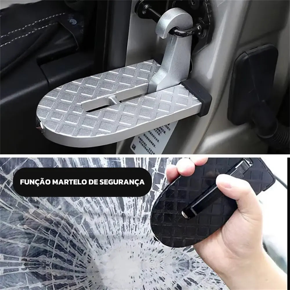 Pedal Dobrável Multiuso para Acesso ao Teto do Carro