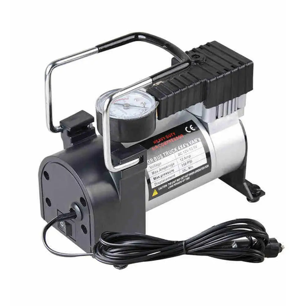 Compressor de Ar Portátil Elétrico 200 PSI para Carros e Motos