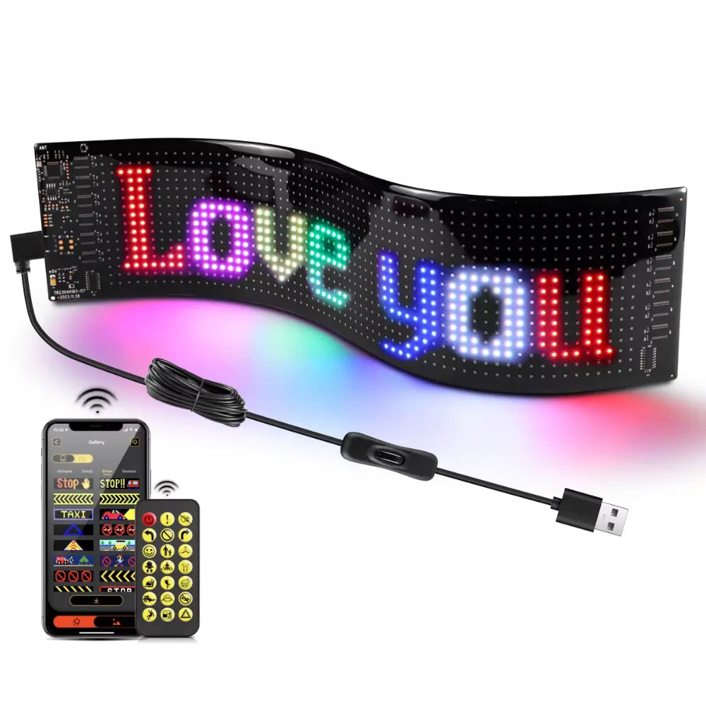 Tela LED Flexível Bluetooth Personalizável